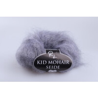 Kid Mohair Seide grau melange 20/001