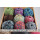 Sockenwolle - Doppelt gewickelt 4-fach 1.000g Dunkle Farben (gemustert)