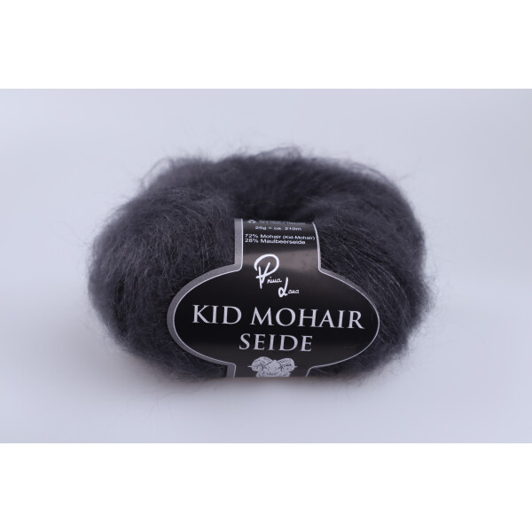 Kid Mohair Seide graphit 12/175