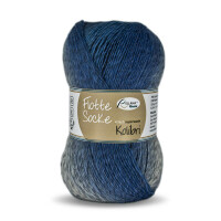 Flotte Socke "Kolibri" 4-fach 6205 Blau/Grau